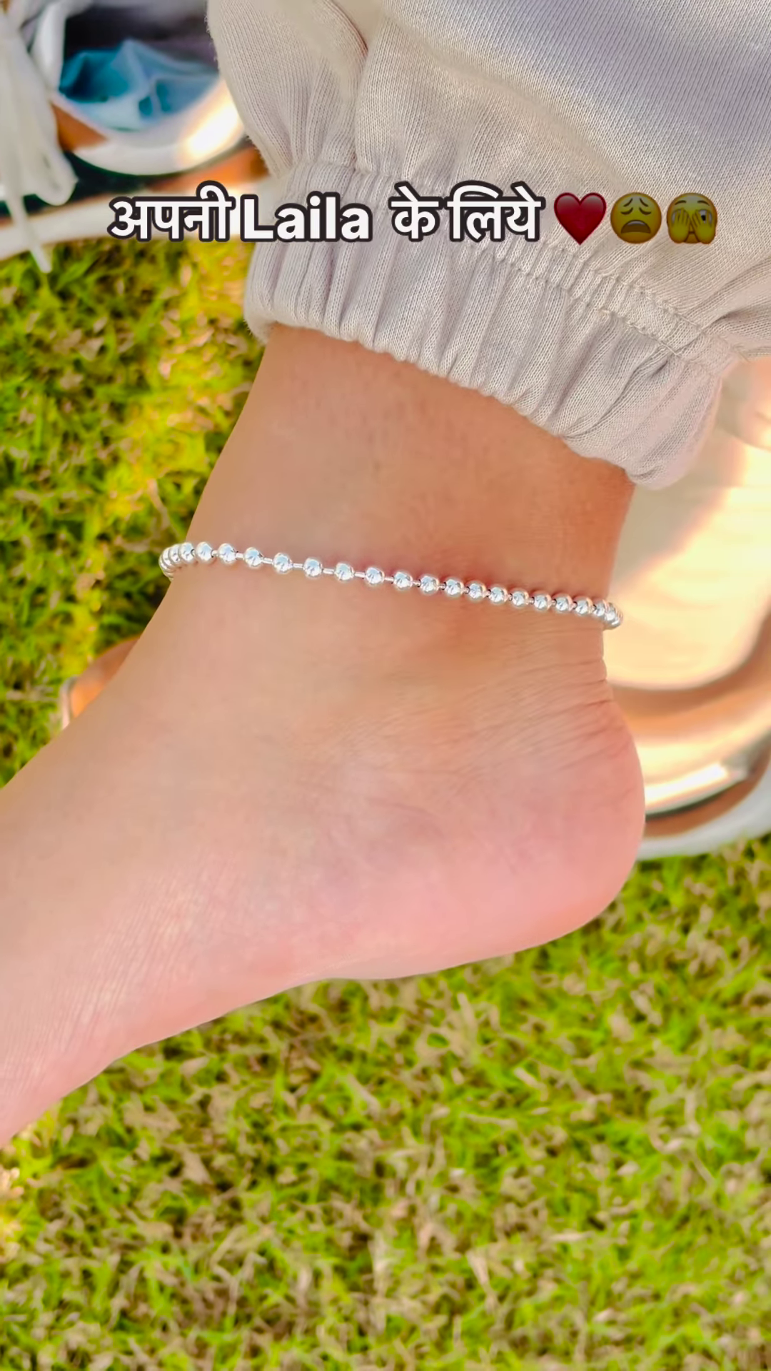 πΌ Desi Charm on Your Anklet β A Touch of Ethnic Elegance πΈπ«