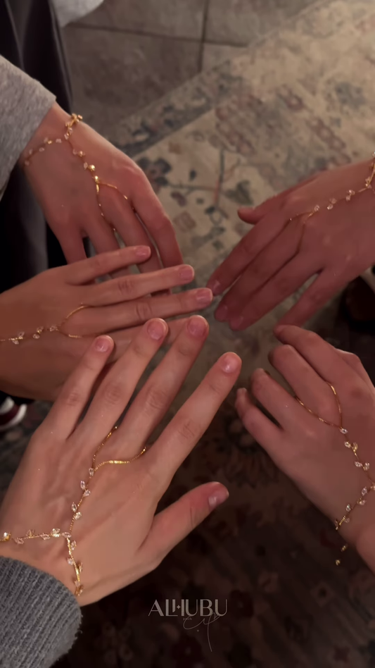 Golden Bond Hand Chains – A Sparkle of Sisterhood ✨🤝💛