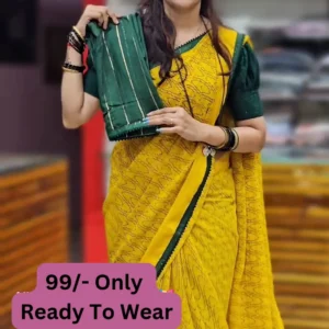 Beads and Stones Embellished Sarees