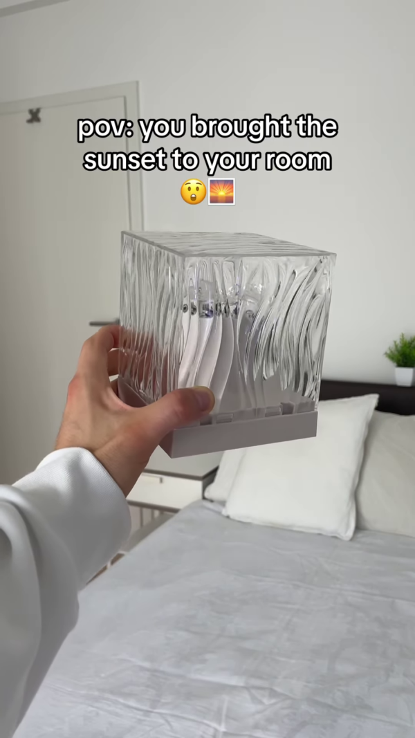 ✨ Title: Sunset in a Cube: Illuminate Your Space with Magic 🌇🧊