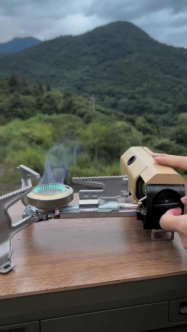 🔥 Foldable Dual-Burner Camping Stove – Power in Your Backpack! - Image 3