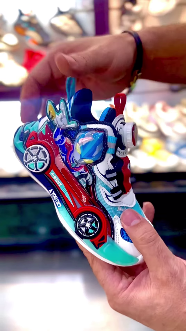 🚗 Kids' Cartoon Car Sneakers – Style Meets Fun! 🎨
